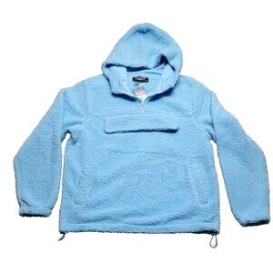 Ringspun Hoodie Womens Medium Sweatshirt Pullover Long Sleeve Sweater $80 Retail